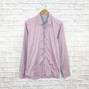 Ted Baker London Men's Button up Shirt in light Purple Size 5 Long Sleeve